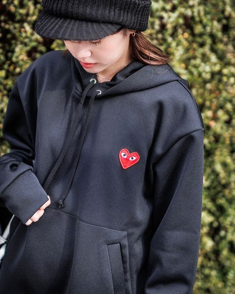 PLAY COMME des GARCONS 新作ワンポイントパーカー style.2025.2.3