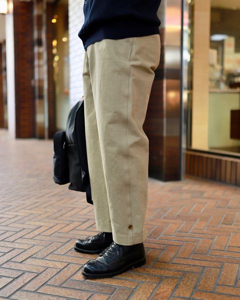 A.PRESSE Cotton Knit Polo Collar Cardigan style.2023.2.10