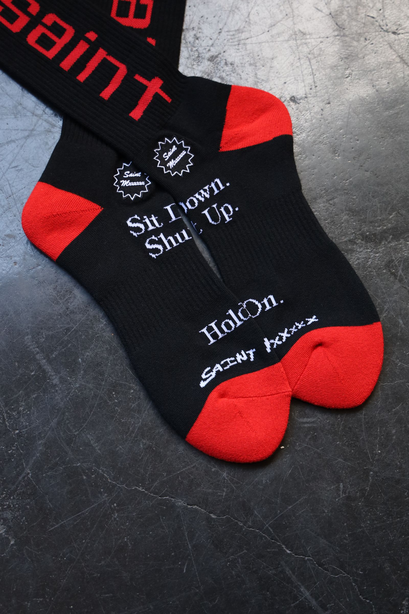 SAINT M×××××× - セントマイケル25SS SIT DOWN SOCKS(SM-HR8