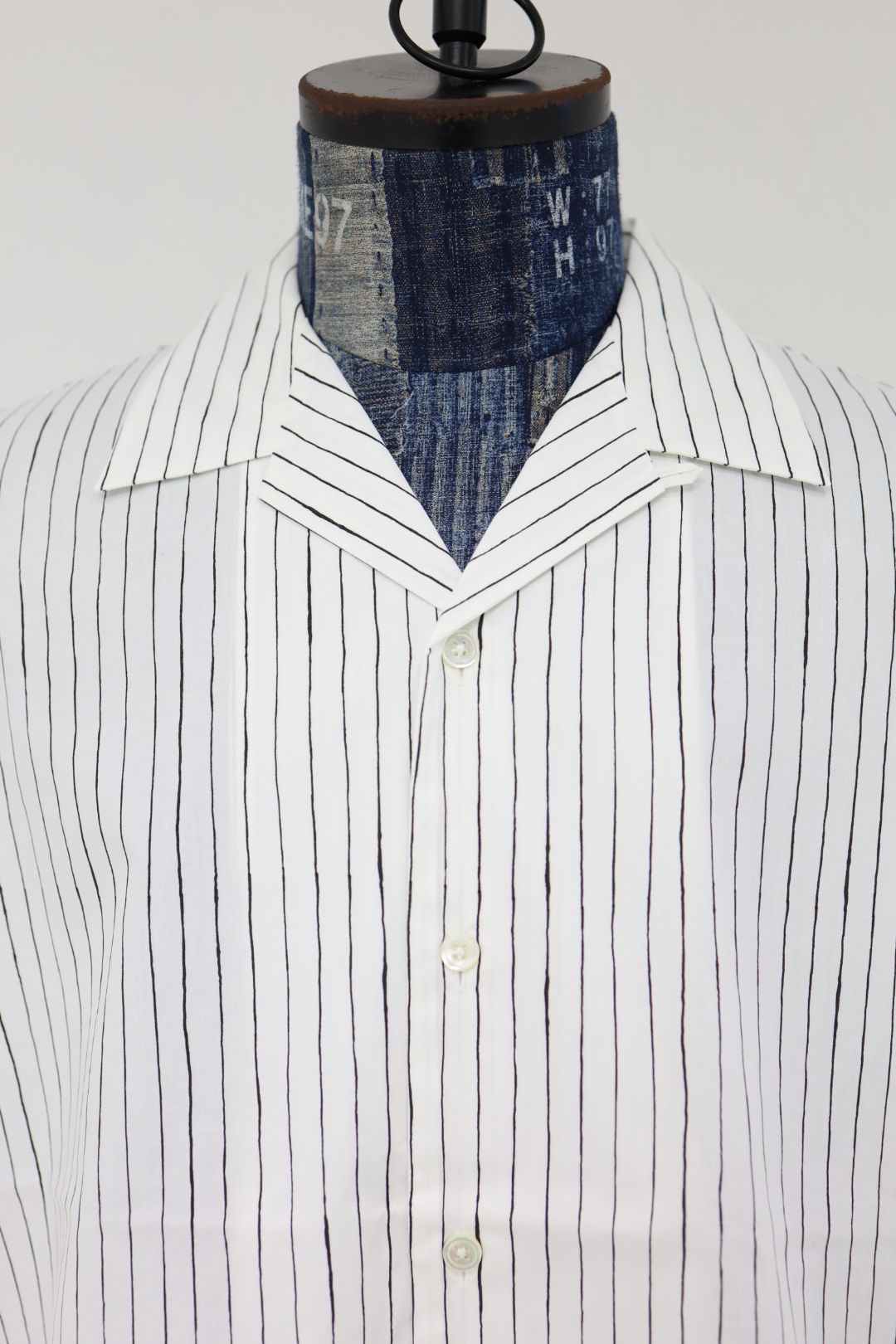 S.F.C 26SS エスエフシー COTTON STRIPE OPEN COLLAR SS SHIRT(SFCSS26S07)White☆5月9日(土)発売！