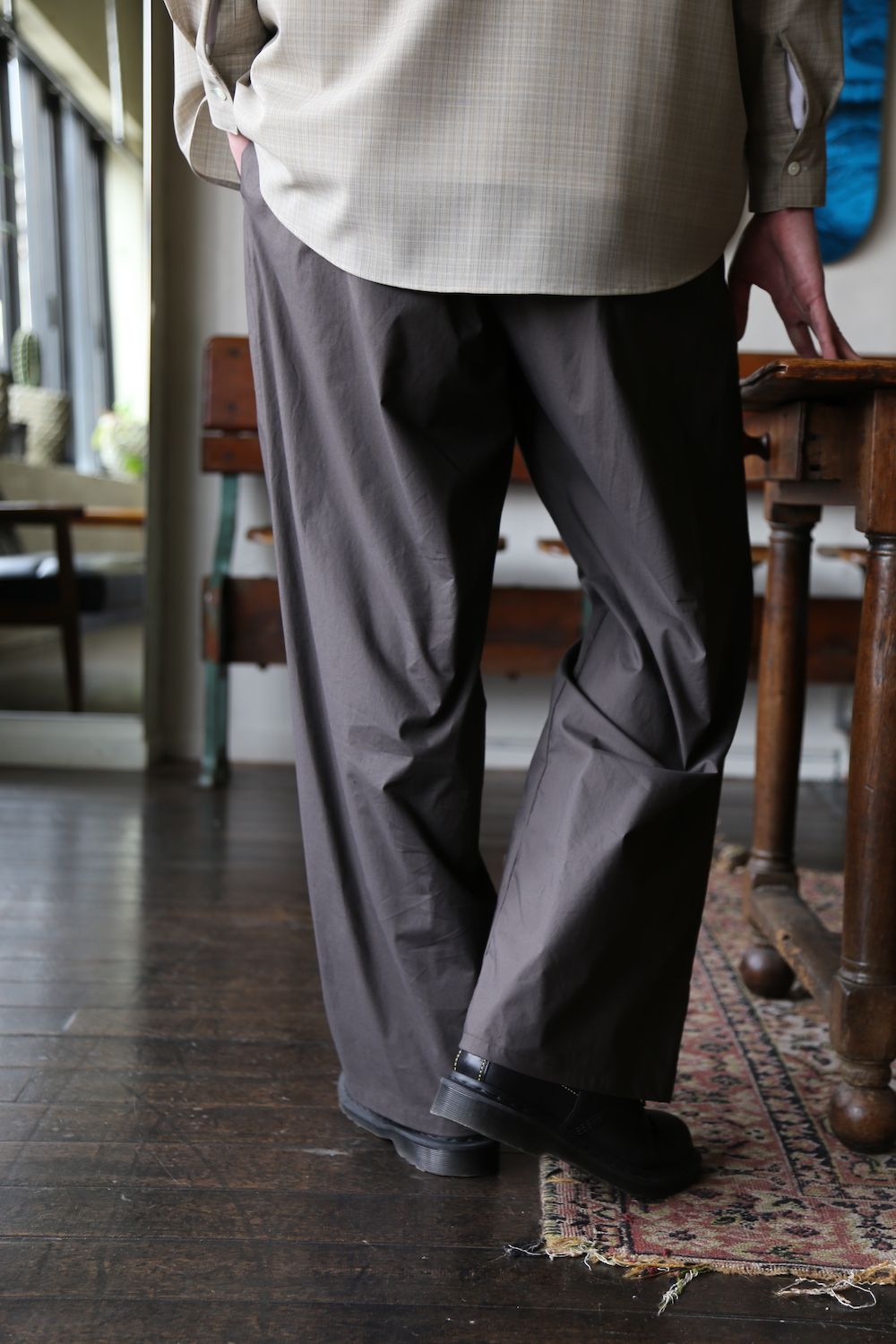 YOKE OVERSIZED BIG POCKET SHIRT(YK21SS0192SH) style.2021.2.27