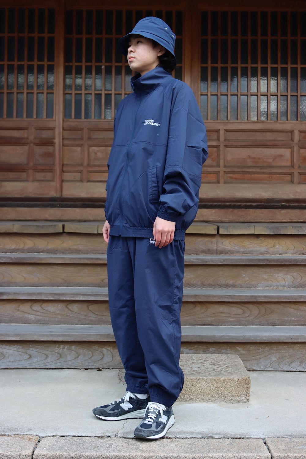 S.F.C WINDBREAKER(SFCSS22J04),WINDBREAKER PANTS(SFCSS22P03) style