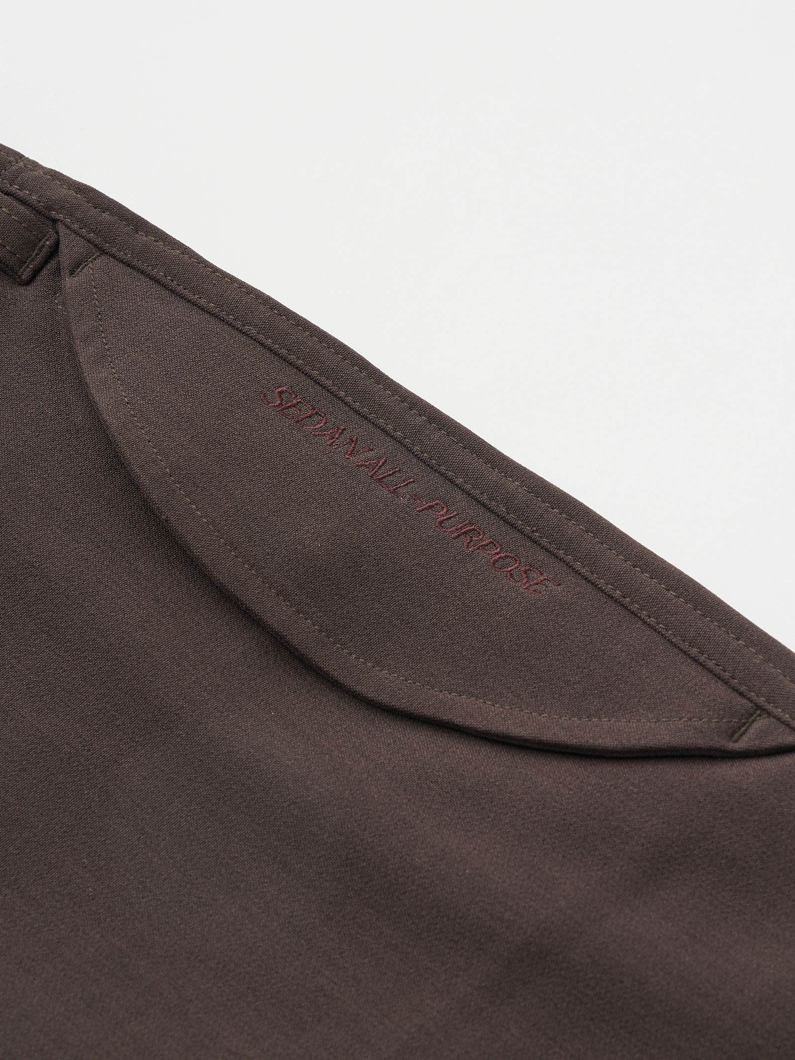 セダンオールパーパス FW24 Tech Wool Over Pant(SD24F-PT03) Chocolate