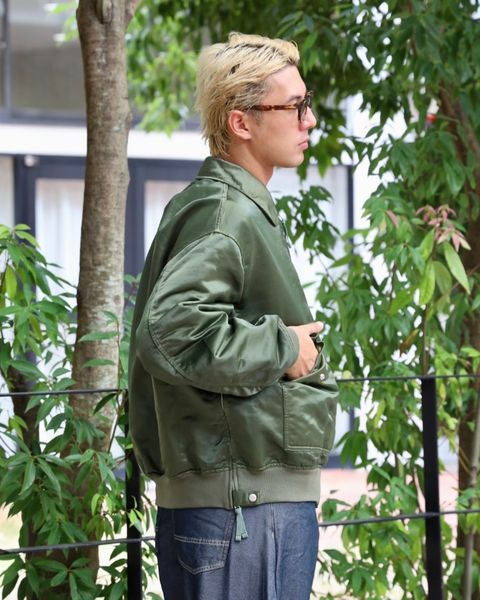 COMME des GARCONS HOMME 総ナイロンツイル二重結製品染ミリタリーブルゾン 9月4日(土)新作発売！