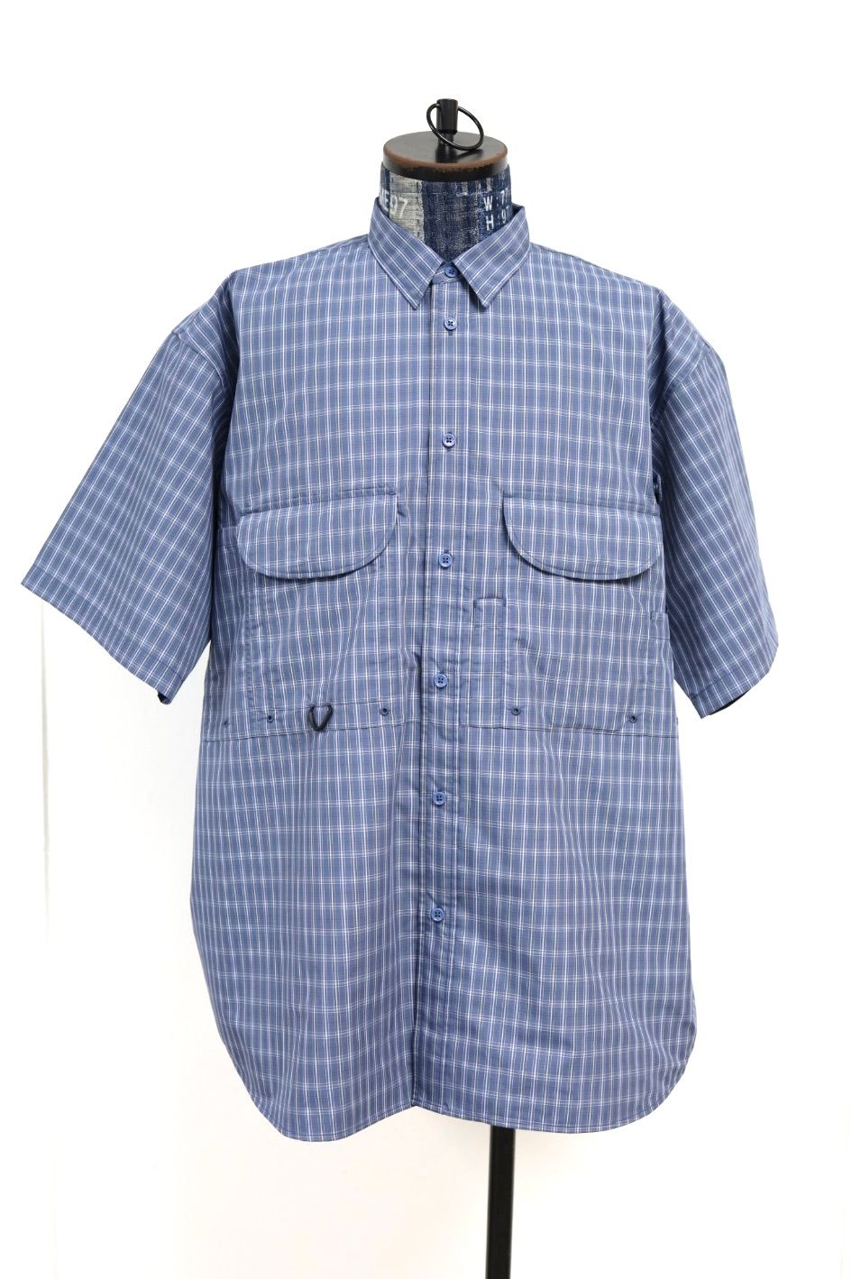 DAIWA PIER39(ダイワピア39) TECH FISHING SHIRT S/S SUMMER PLAID(BE-70026)SMOKE BLUE☆2月21日(土)発売！