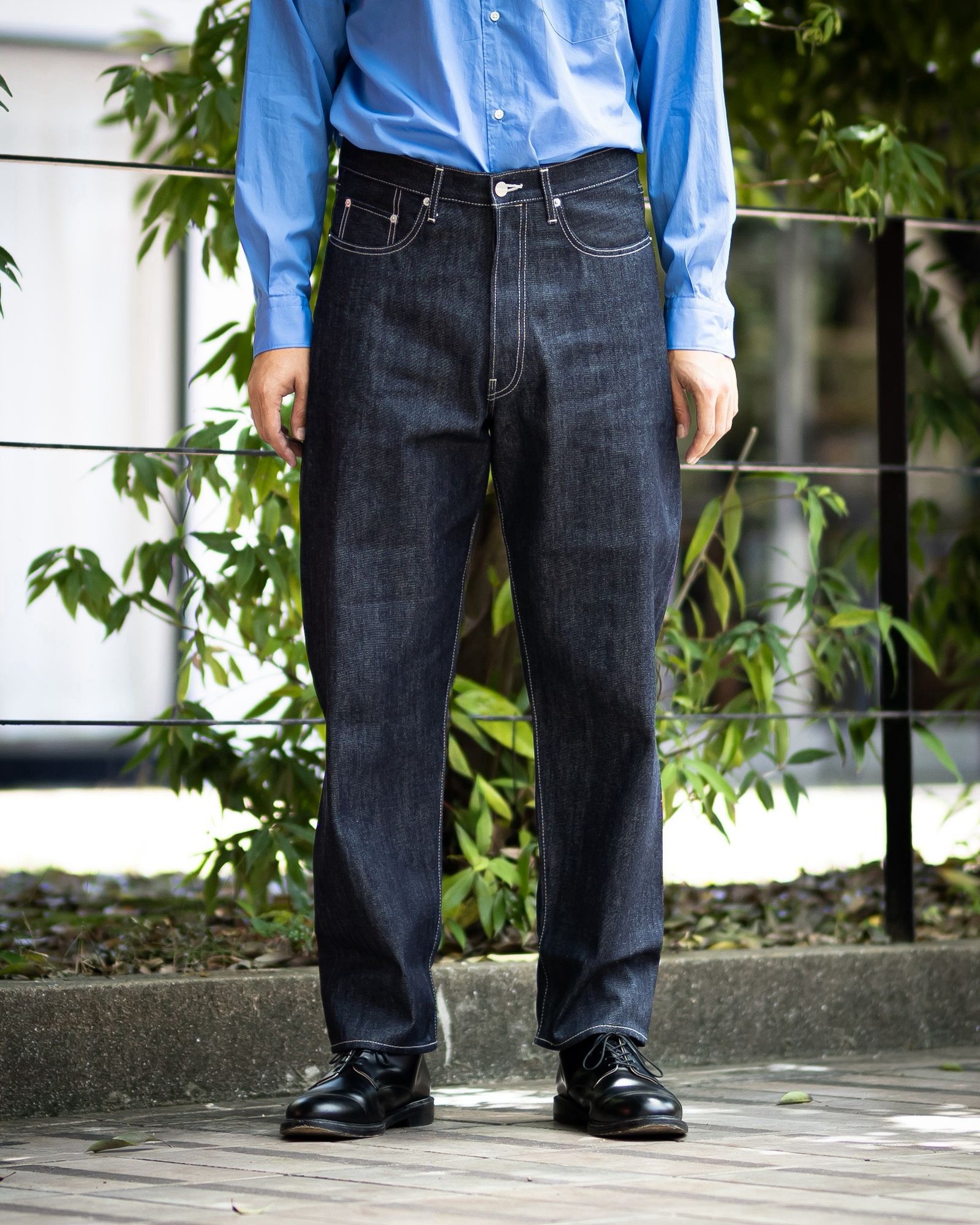 グラフペーパーSelvage Denim Five Pocket Tapered Pants(GU263-40058RB)INDIGO_RIGID★7月25日(土)発売！
