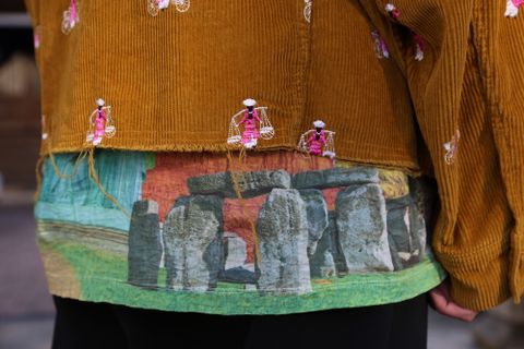 doublet VETNAM EMBROIDERY COURDUROY JACKET"YELLOW"Style.2020.9.20.