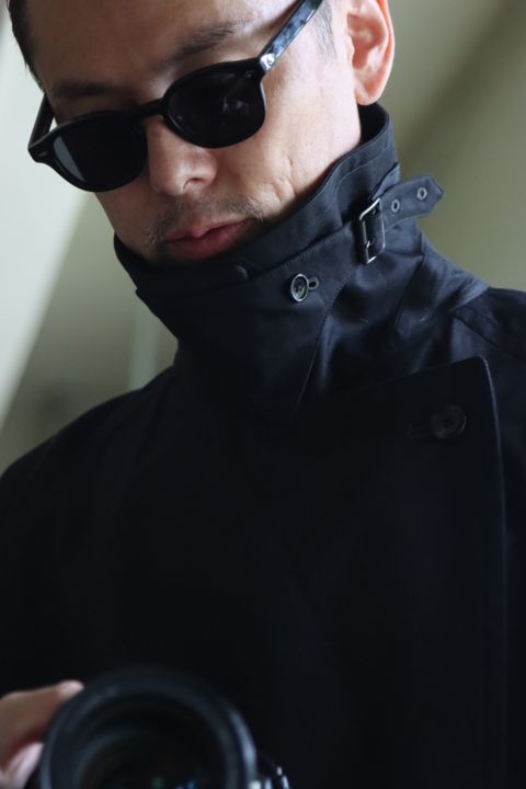 blurhms Gabardine Double Belt Trench Coatスタイル.2022.7.24.