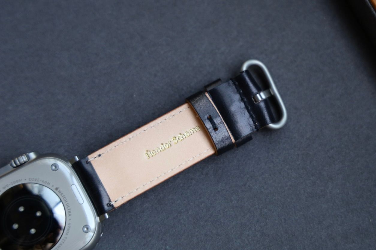 エンダースキーマ スマートウォッチバンド smart watch band cordovan(rc-c-awb)large/black