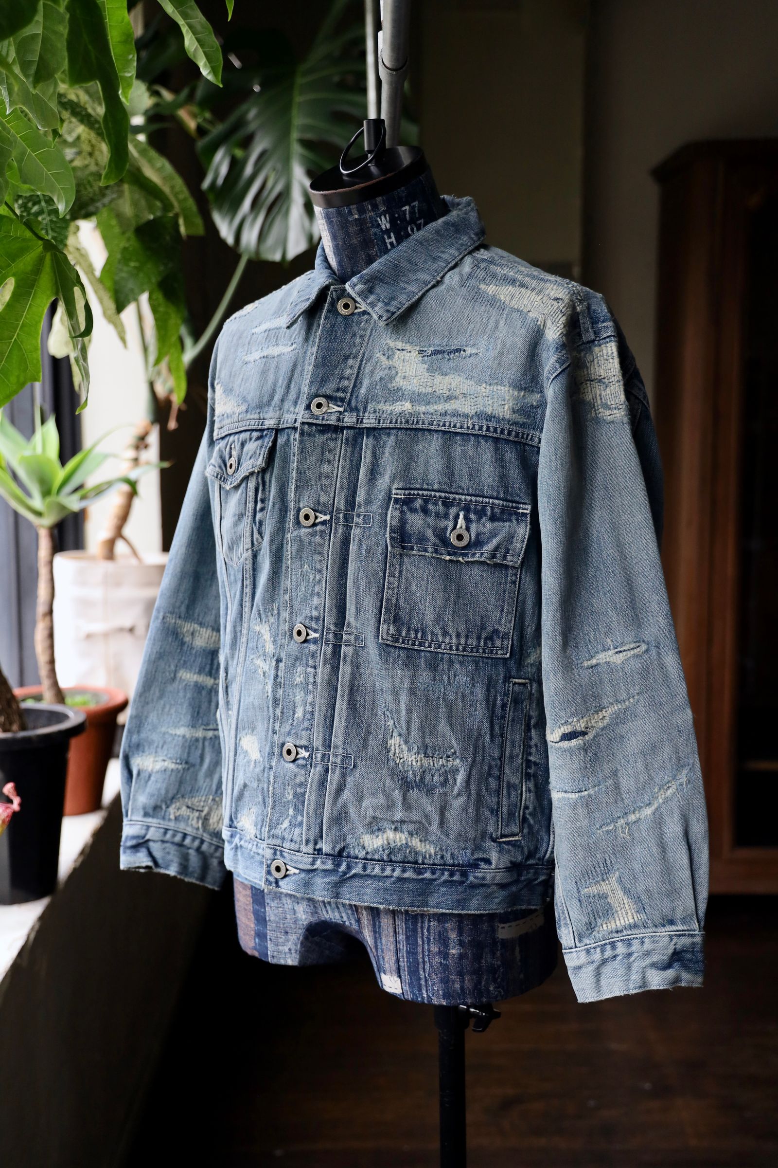 ファンダメンタル デニムジャケット DENIM JACKET 7YR WASH (FA25-JK13H)INDIGO