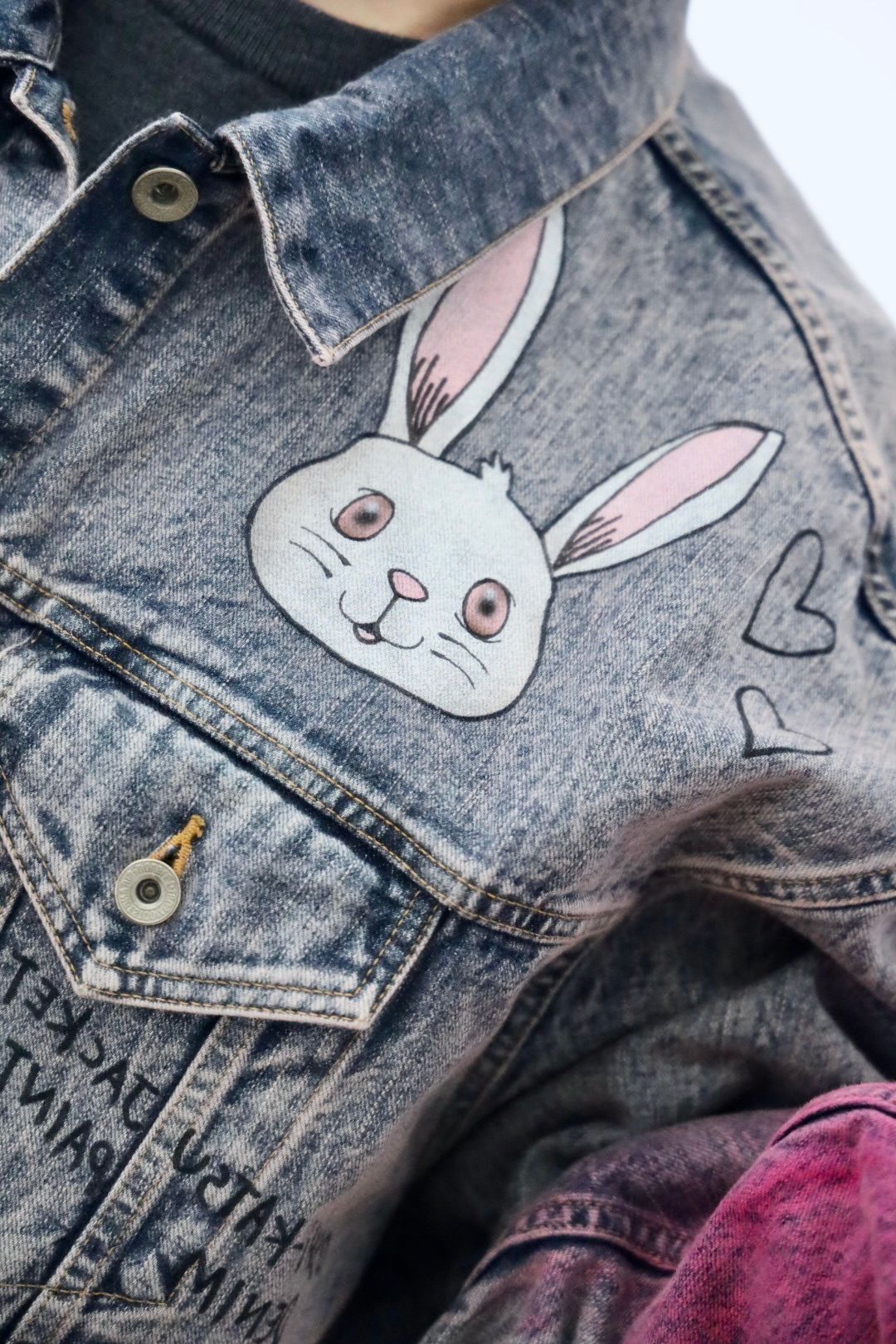 doublet 25SS ANIME HAND-PAINTING DENIM JACKET