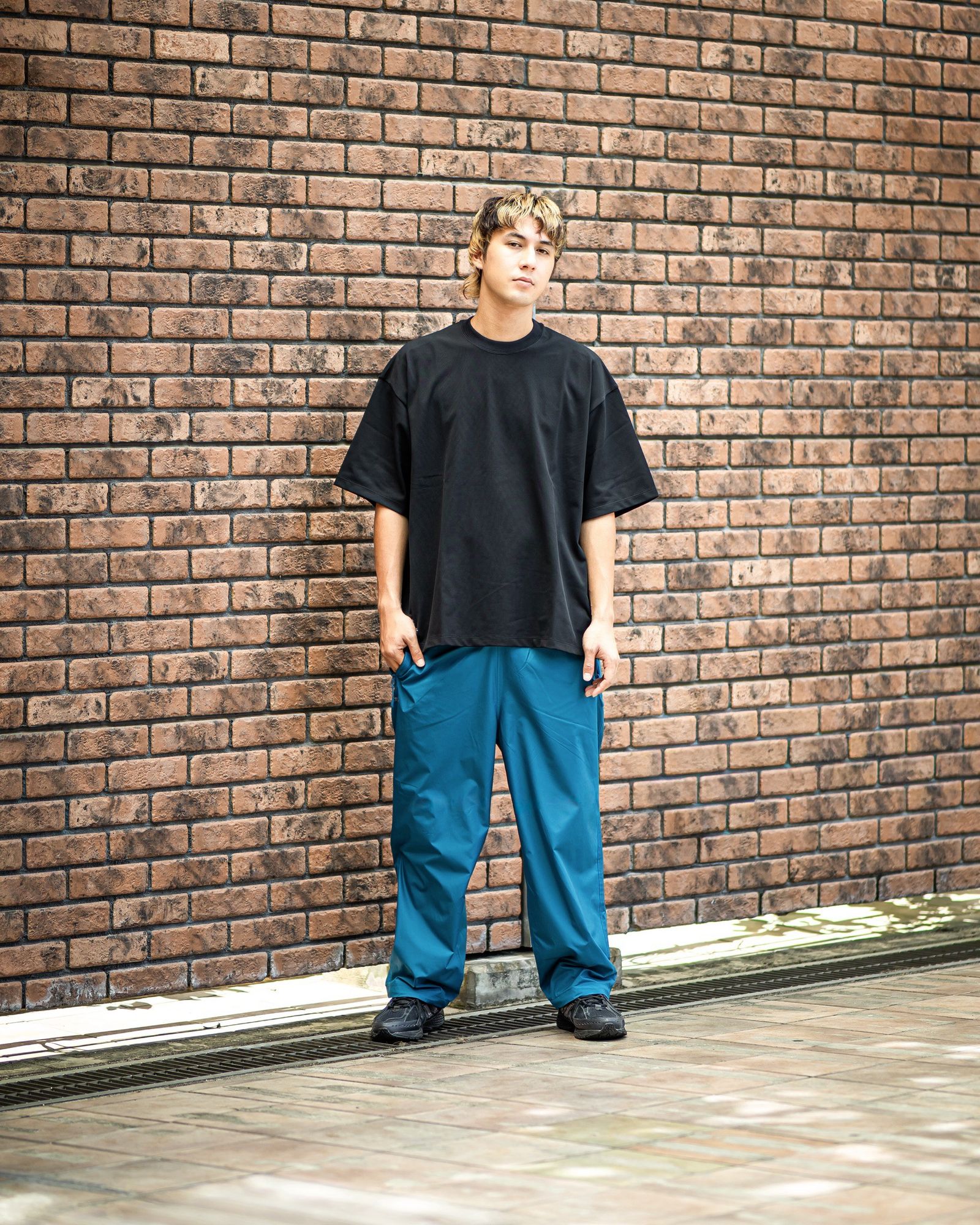 フレッシュサービス DRY PIQUE JERSEY CREW NECK TEE(FSC263-70035)BLACK
