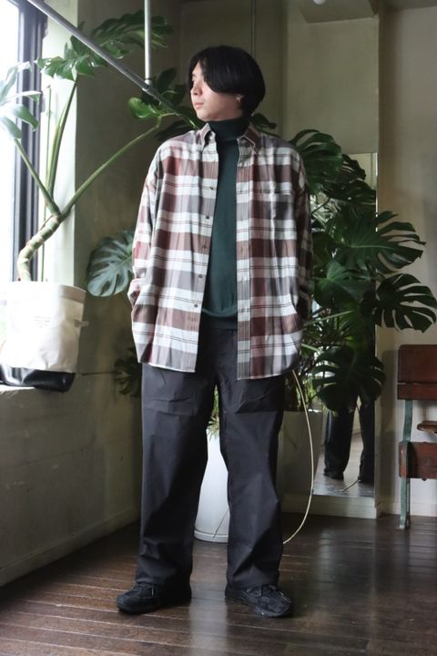 Graphpaper 22AW High Gauge High Neck Knit style.2022.8.14