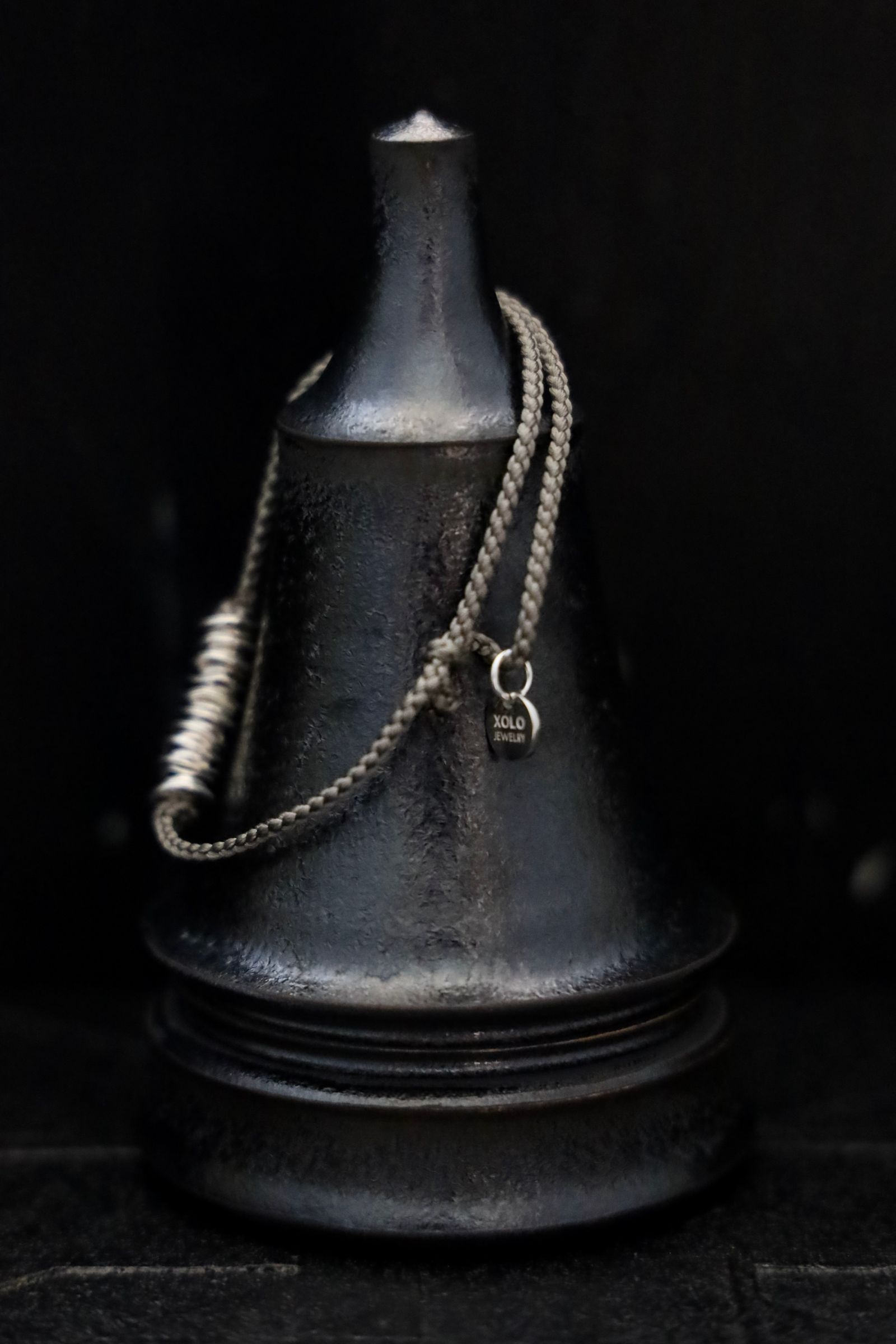 XOLO JEWELRY ショロジュエリー / Piece Silk Code Bracelet-Silver- (GRAY)