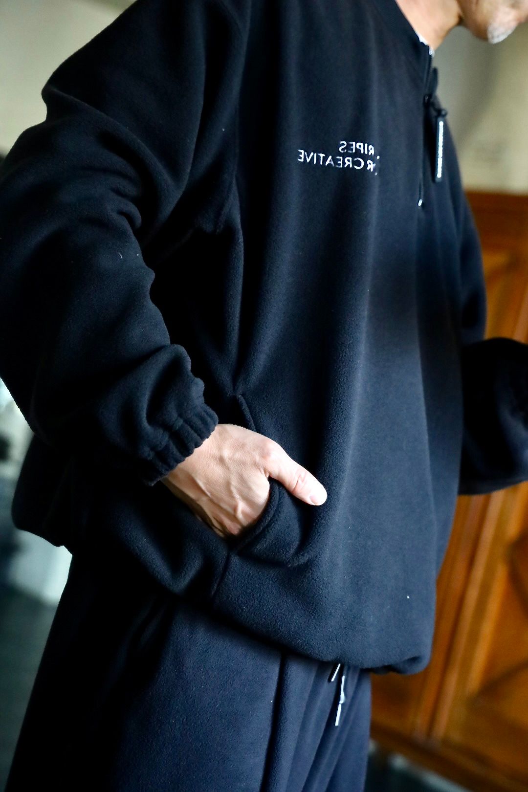S.F.C 25FW SPOT エスエフシー FLEECE BASEBALL HALF ZIP JACKET(SFCFW25J01SP)Black☆12月20日(土)発売！