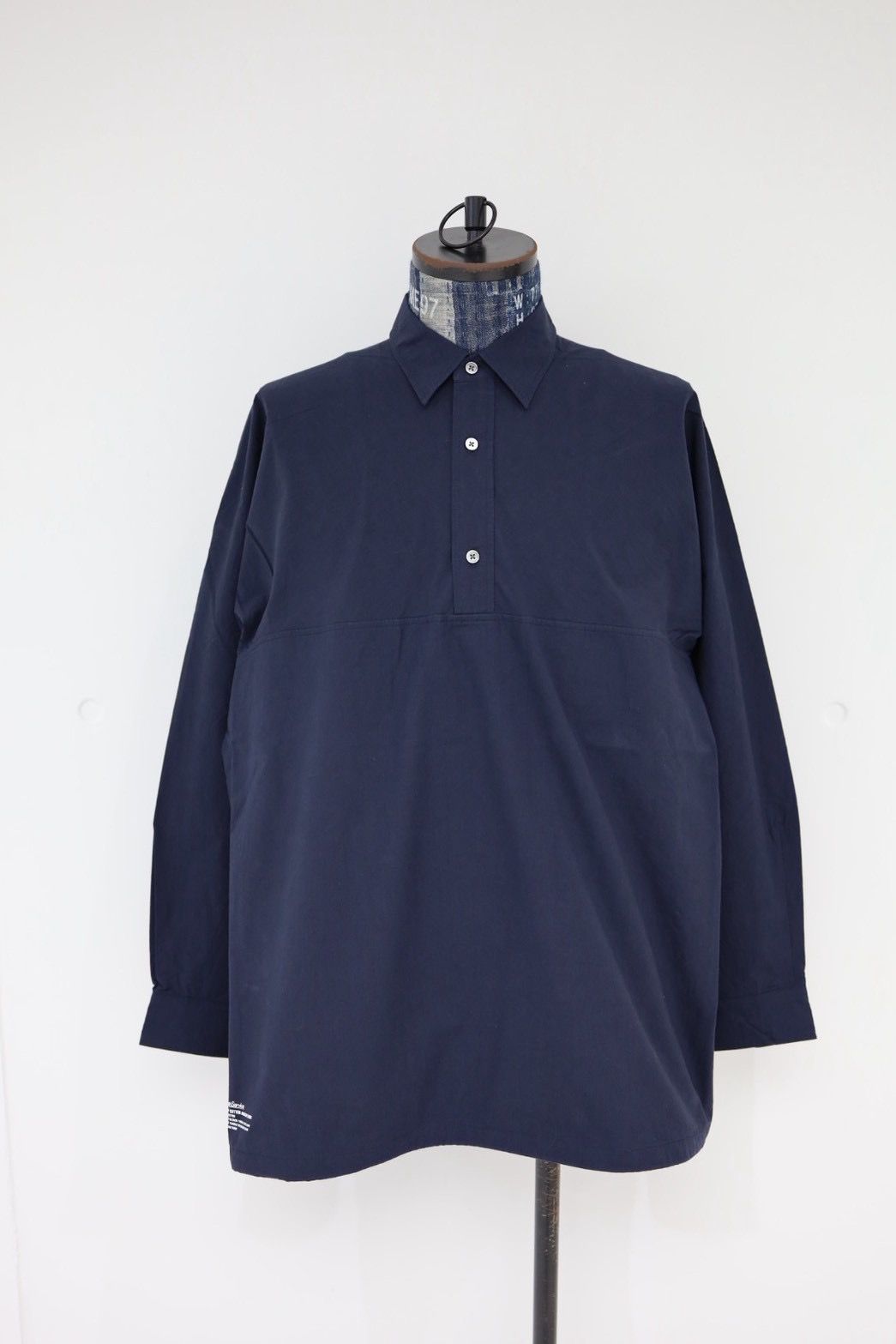 フレッシュサービス CRISP COTTON ANORAK L/S SHIRT(FSC261-50247)NAVY☆3月14日(土)発売！