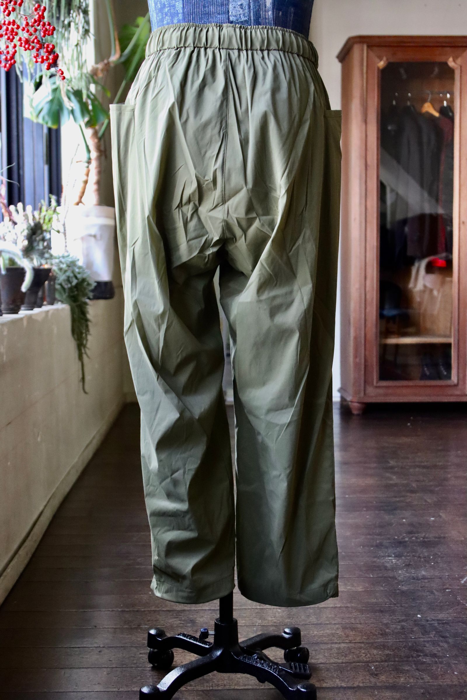 S.F.C 24SS エスエフシーWIDE TAPERED EASY PANTS(SFCSS24P02)Olive