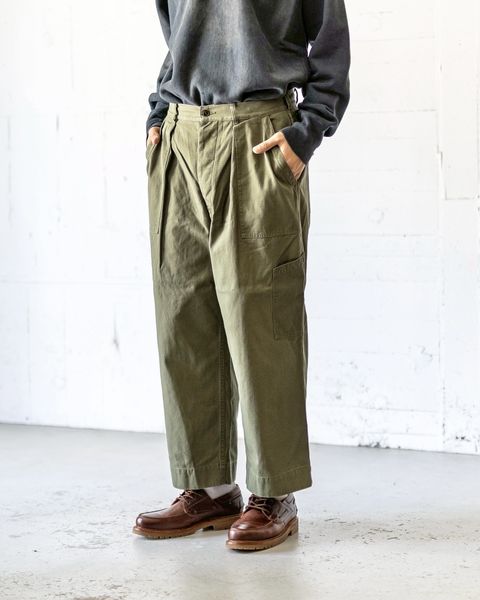 アプレッセ 2025 STYLE2  USAF Hemmed Bottoms(AP-4009)OLIVE☆8月23日(土)発売！