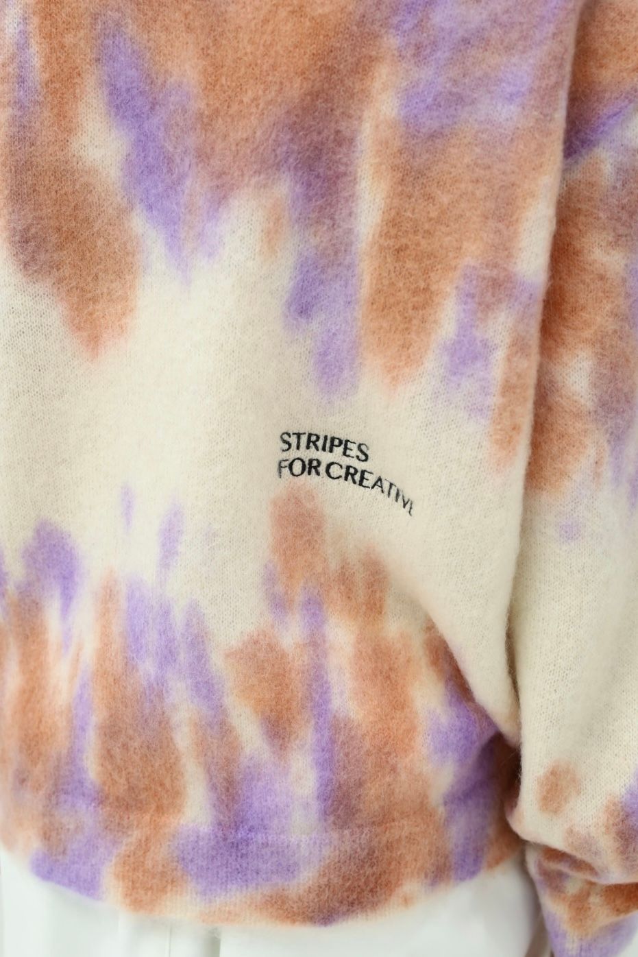 S.F.C 25FW エスエフシー DYED MOHAIR CREW (SFCFW25KN03)Natural,Orange,Purple