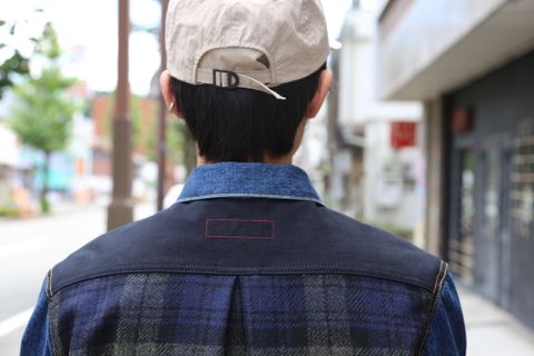 JUNYA WATANABE COMME des GARCONS MAN 綿デニム×ウールツイルチェックLevi′s Wネームジャケット Style.2020.8.29.