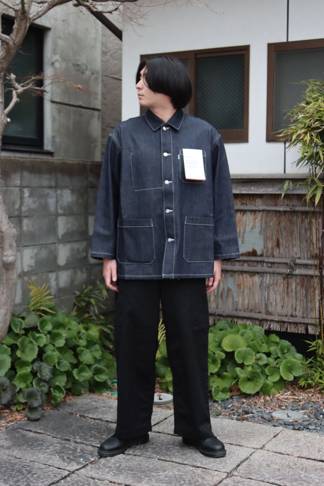 Graphpaper 新作Selvage Denim Coverall style.2022.1.23 | 3133 | mark