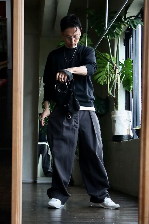 A.PRESSE 23SSパンツ USAF Hemmed Bottoms(23SAP-04-14M)BLACKスタイル