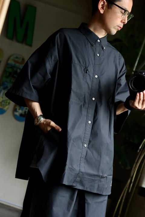 FreshService UTILITY S/S B.D SHIRT"BLACK"スタイル