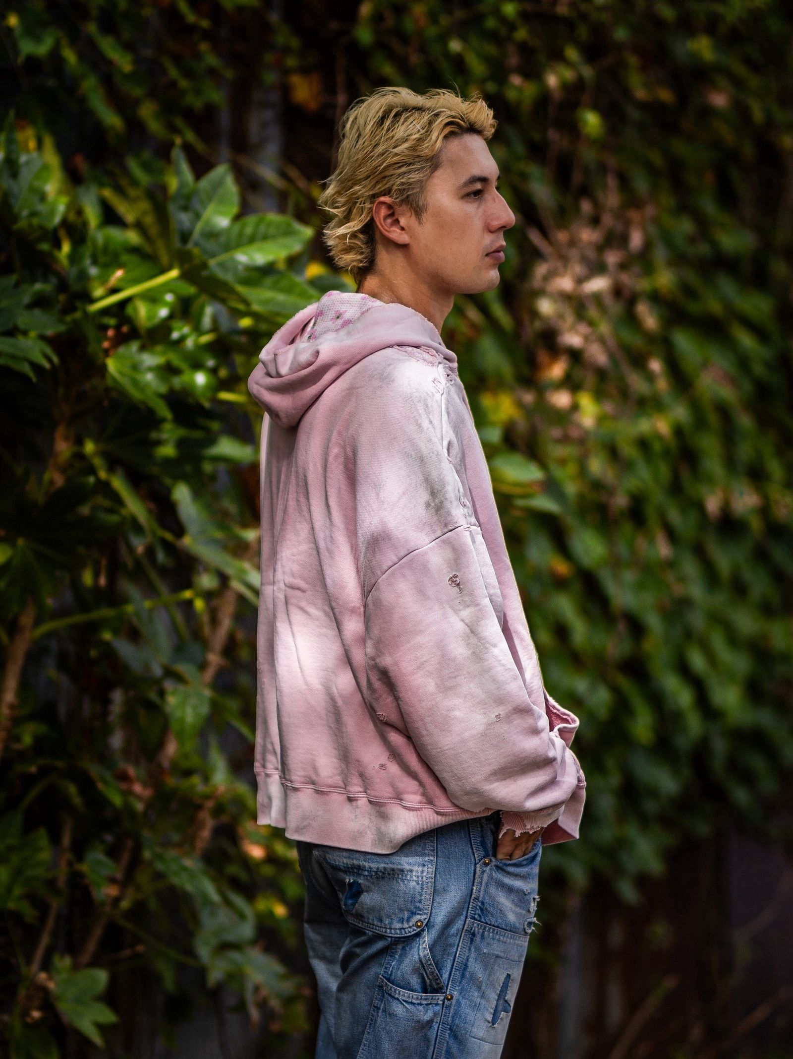 mononoke・made DOUBLE FC ZIP HOODIE/SAKURA MARKスタイル