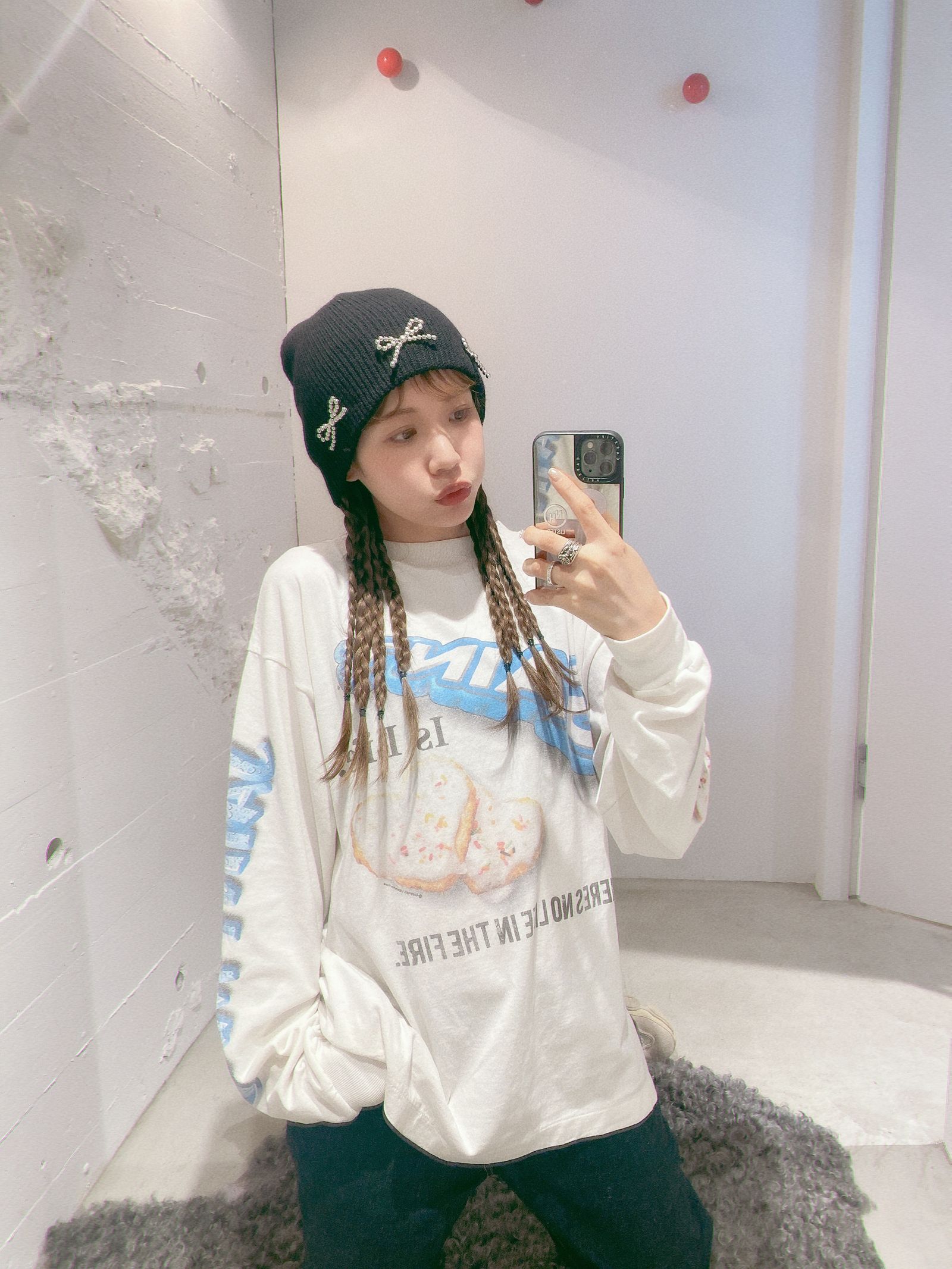 セントマイケル 24AW 新作HEART CKIE LS TEE style.2024.8.11 セントマイケル 24AW 新作HEART CKIE LS TEE style.2024.8.11