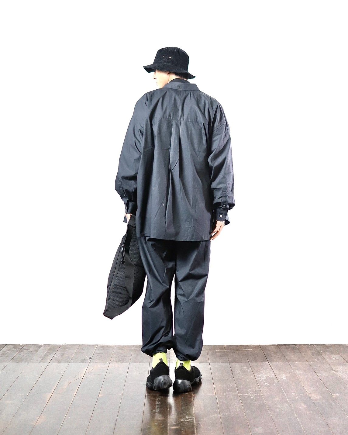 FreshService フレッシュサービス UTILITY B.D SHIRT"BLACK"スタイル