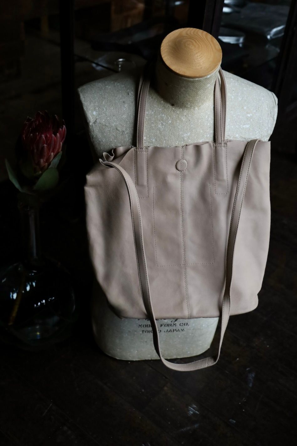 Morphee / モルフェトートバッグ 3WAY MIDIUM TOTE(LONG)GREGE