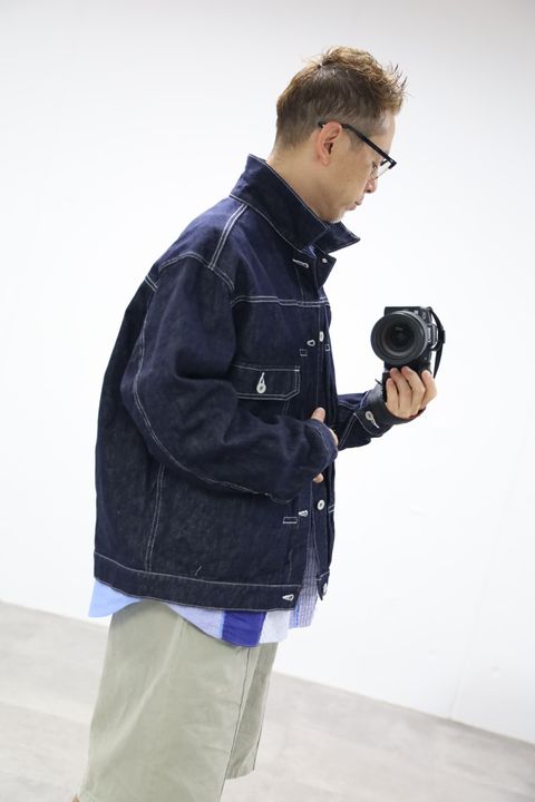 COMME des GARCONS HOMME 26FW 綿反応デニムジャケットスタイル