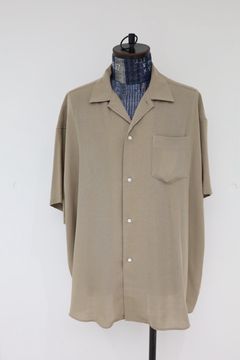 グラフペーパー 26SS Viscose Viyella S/S Sleeping Shirt(GM261-50457)TAUPE☆3月14日(土)発売！
