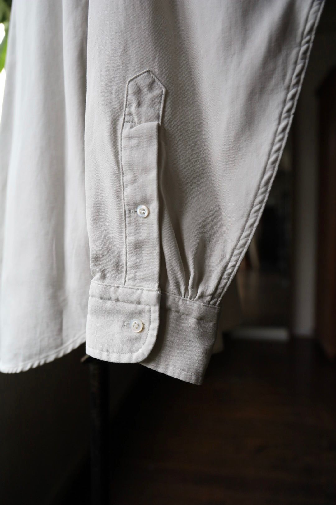 アプレッセ 2025 STYLE2 Double Weave Twill Regular Collar Shirt(25AAP-02-10)ECRU☆9月27日(土)発売！