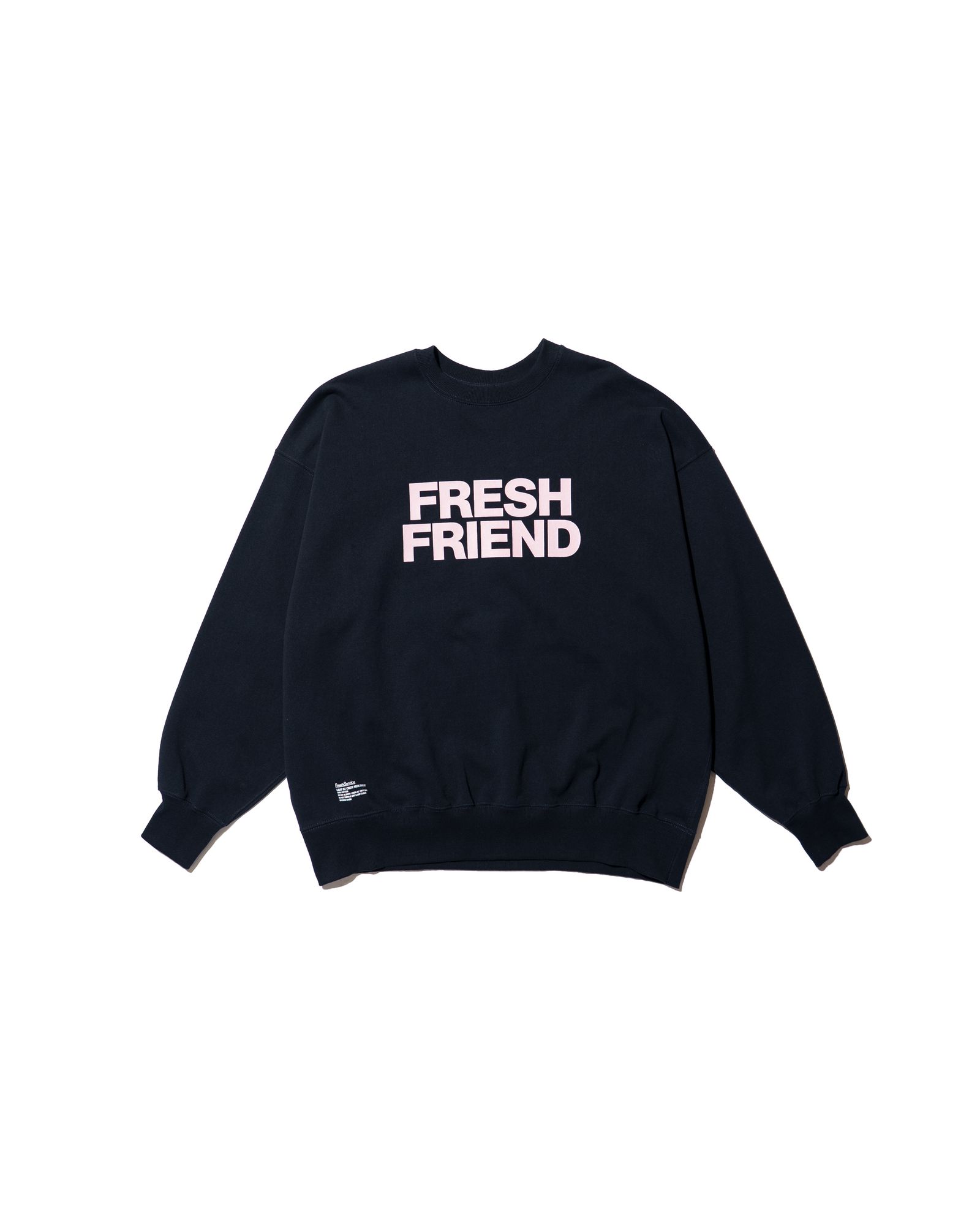 フレッシュサービス FRIEND EDITIONS LIGHT OZ CREW NECK SWEATER(FSC261-70093FE)NAVY☆3月14日(土)発売！