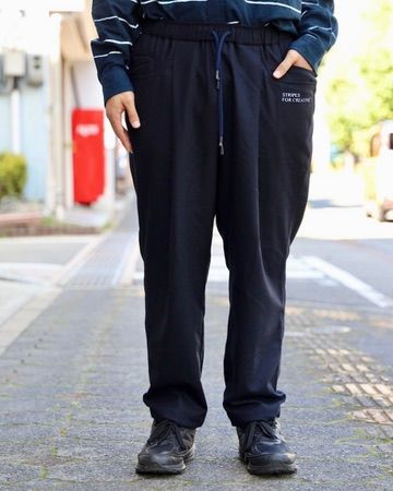 S.F.C 2026FW エスエフシー WIDE TAPERED EASY PANTS(CASHMERE WOOL) (SFCFW26P07)Navy☆10月17日(土)発売！