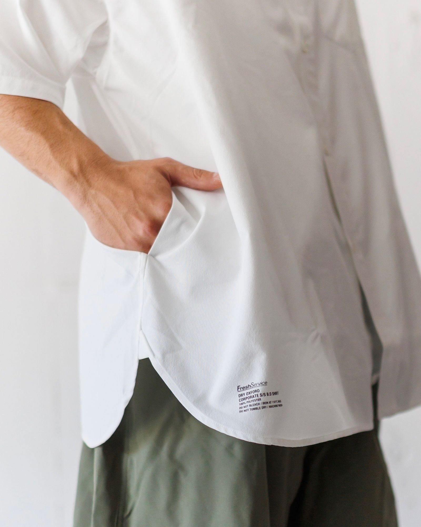 FreshService - フレッシュサービス DRY OXFORD CORPORATE S/S