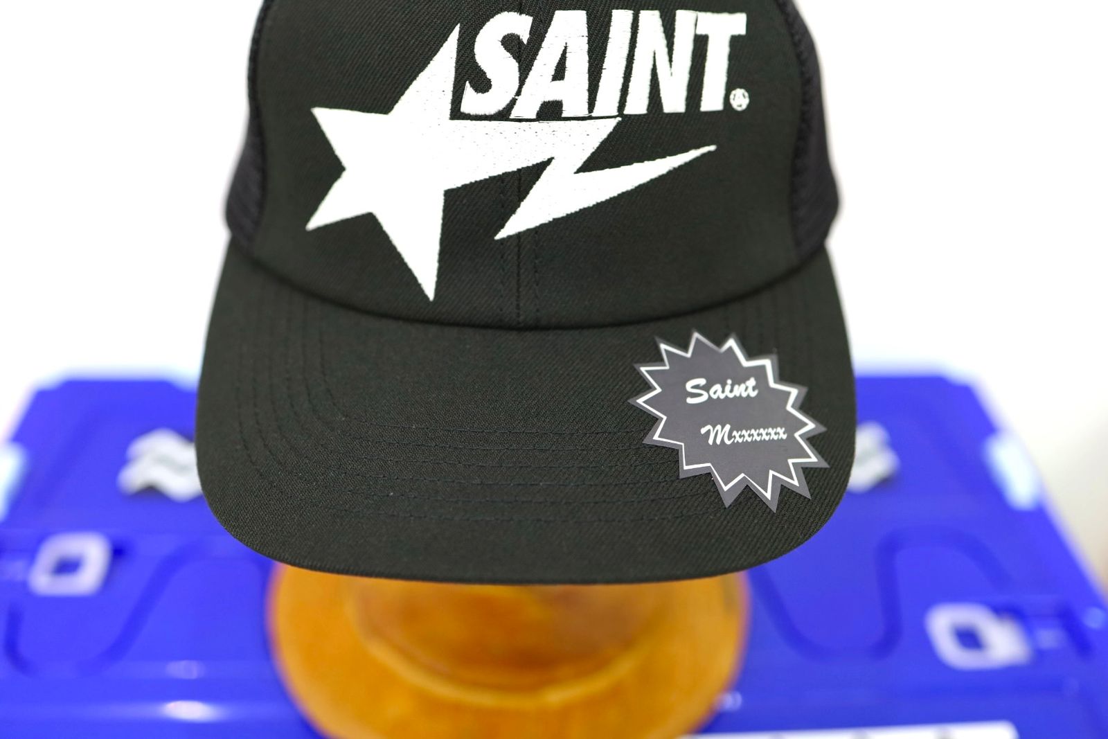 セントマイケル 26SS BAPE_MESH CAP(SM-MK8-0000-C59)BLACK☆2月7日(土)発売！