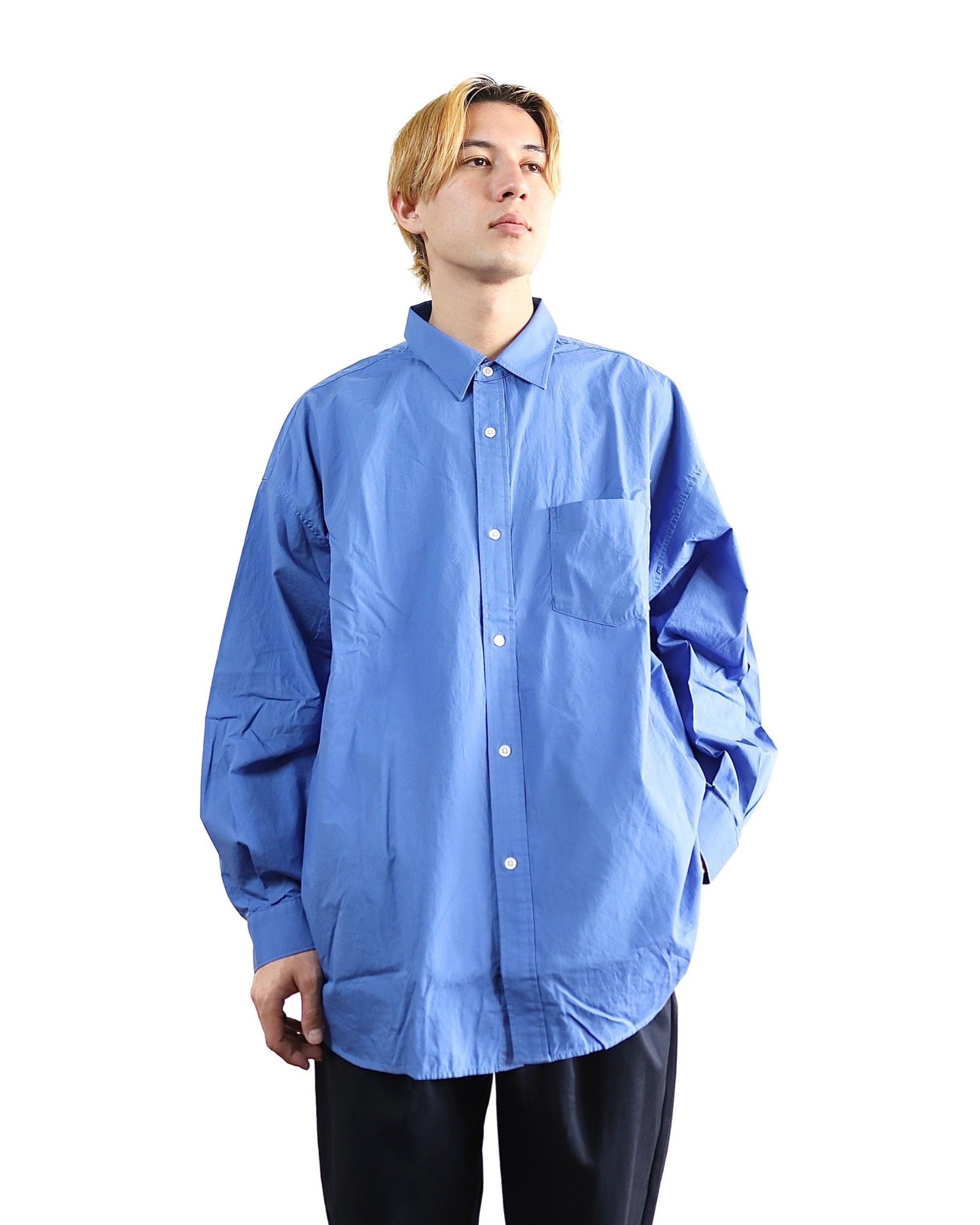 FreshService 24SS CORPORATE UNIFORM L/S SHIRT(BLUE) style