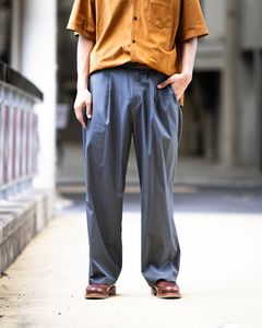 グラフペーパー Solotex Twill Wide Chef Pants(GM262-40005B)GRAY☆5月30日発売！