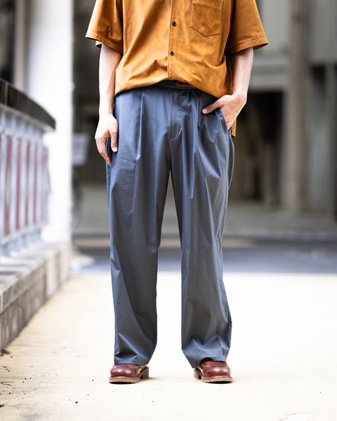 グラフペーパー Solotex Twill Wide Chef Pants(GM262-40005B)GRAY☆5月30日発売！
