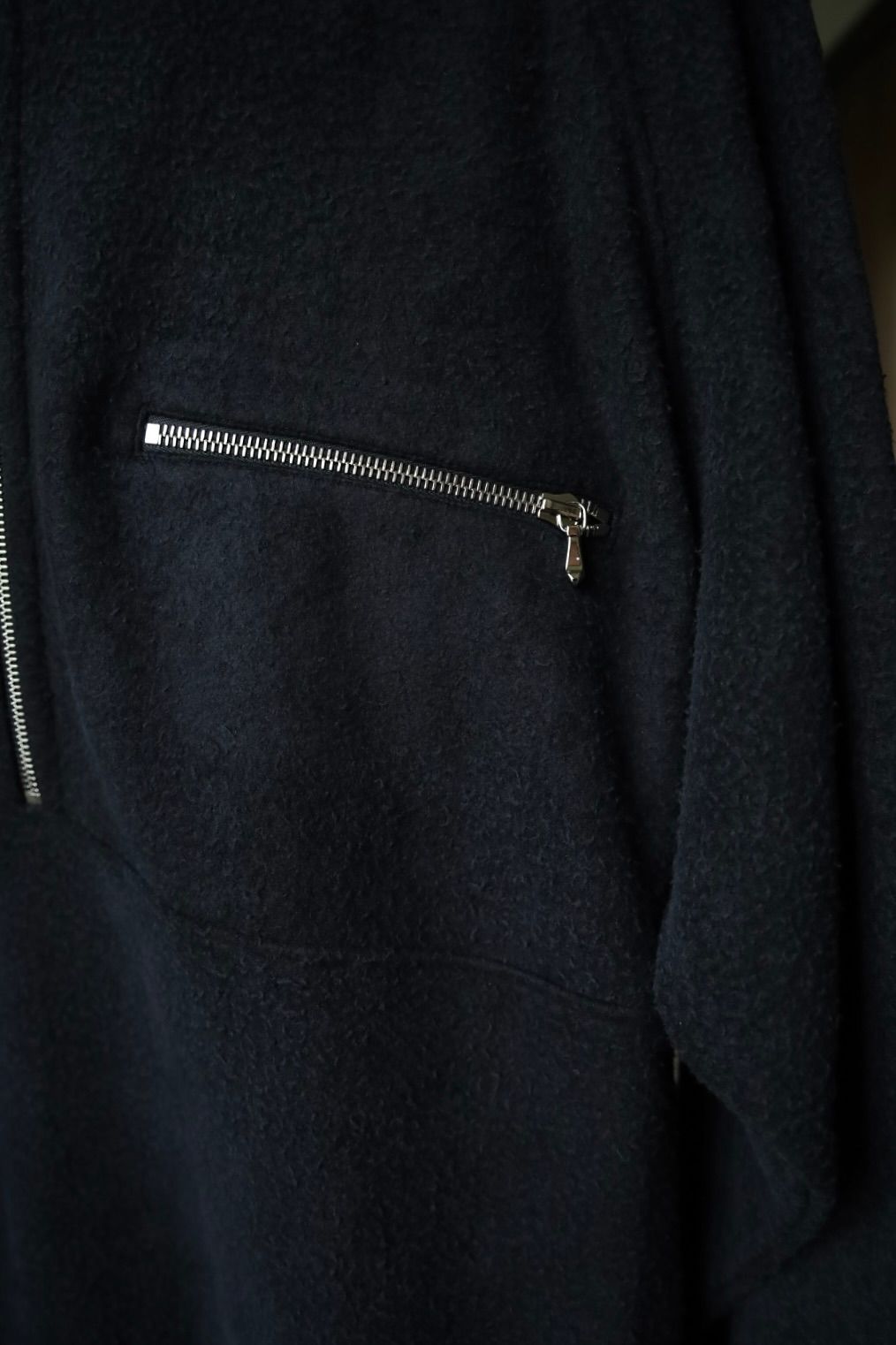 アプレッセ 2026 STYLE2 Vintage Silk Fleece Harf ZIP Jacket(26AAP-01-29)BLACK☆10月17日(土)新作発売！