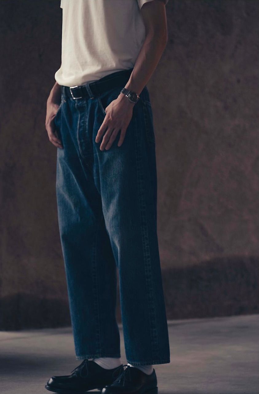 Washed Denim Wide Pants(22SAP-04-07H)INDIGO - 30