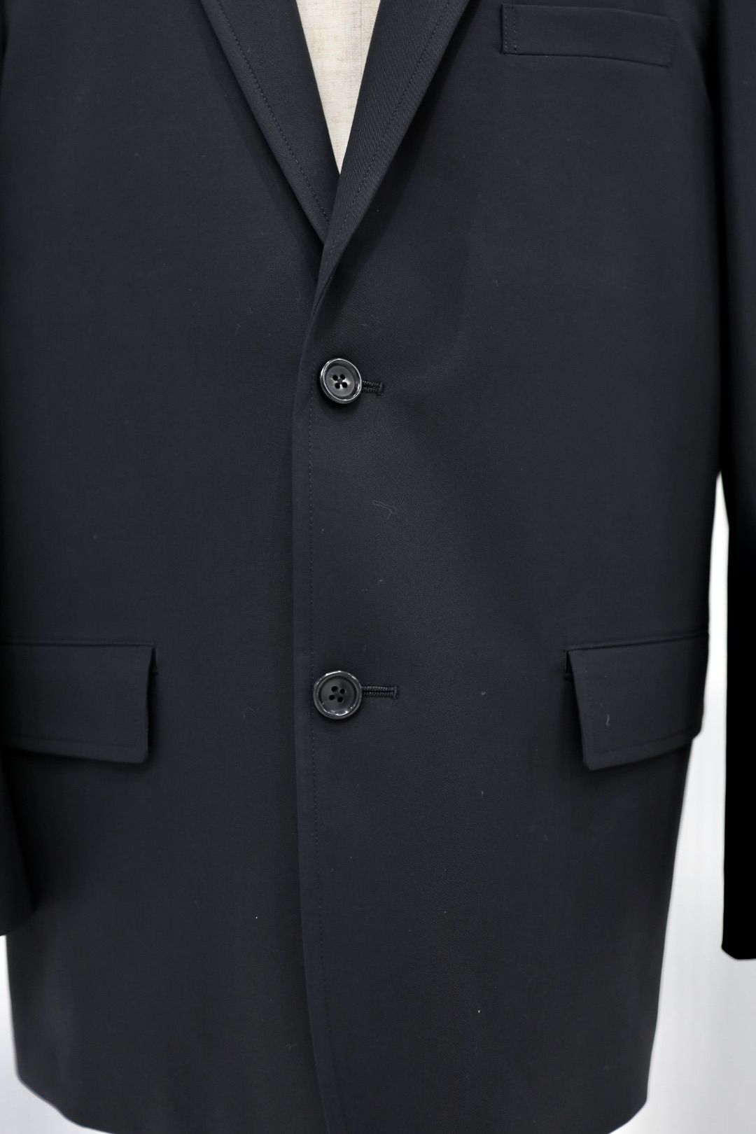 グラフペーパー 26SS Wooly Cotton Twill Single Jacket(GM261-20046B)BLACK☆1月31日(土)発売！