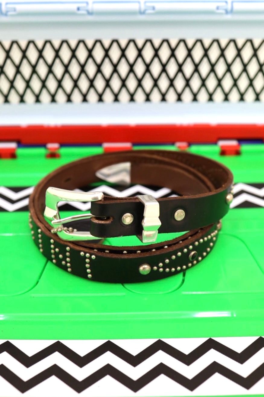 セントマイケル 26SS BLACK STONE HTC_BELT NARROW(SM-MK8-0000-C64)BLACK☆5月16日(土)発売！