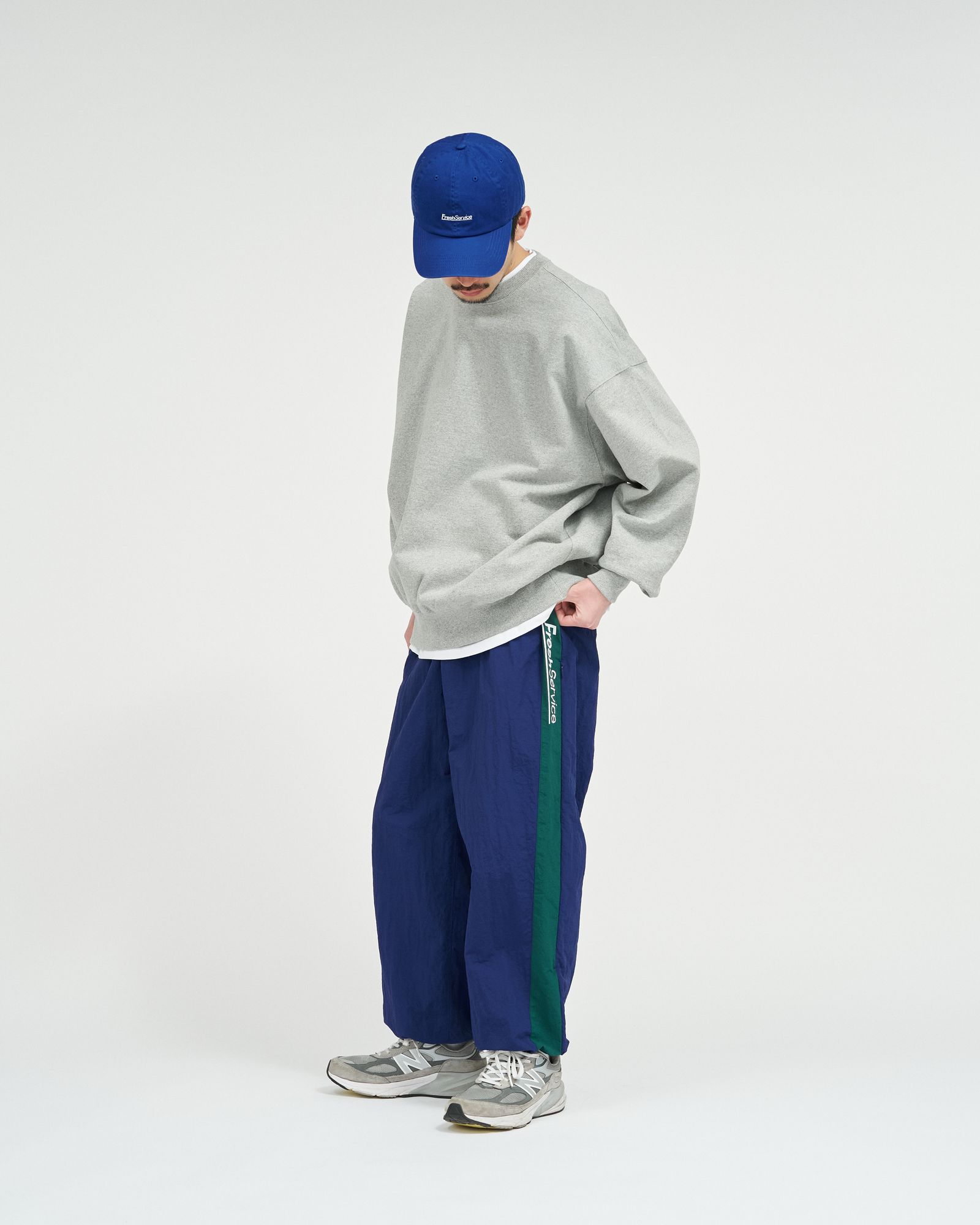 フレッシュサービス NYLON CANVAS SAILING PANTS (FSC261-40255)BLUE x GREEN★2月14日(土)発売