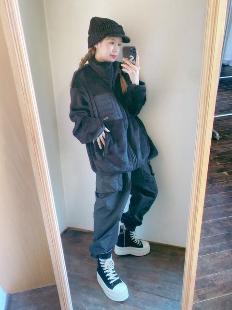 S.F.C エスエフシー 23FW DOWN POCKET PORLATEC JACKET"Black"スタイル