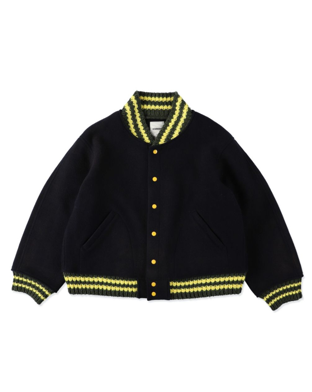 BOW WOW 25FWバウワウ ST. MACLAREN UNIV. VARSITY JACKET AGED(BW252-MUVJ)AGED NAVY×YELLOW★10月11日(土)発売！
