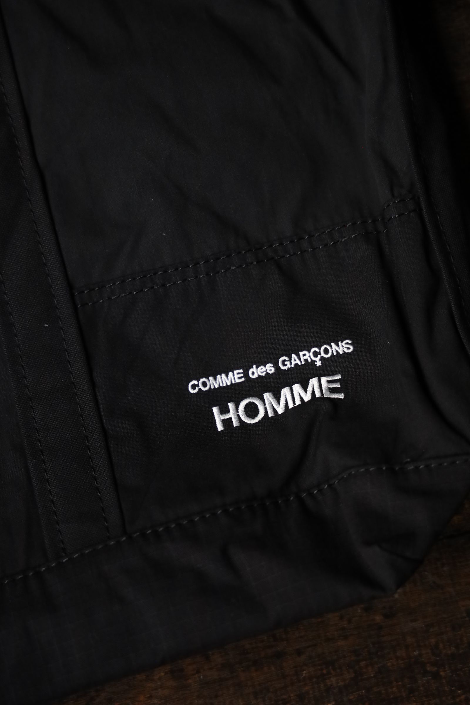 コムデギャルソンオム25SS ナイロンリップパッチワークバッグ(HO-K203-051)BLACK☆4月4日 (金)発売！