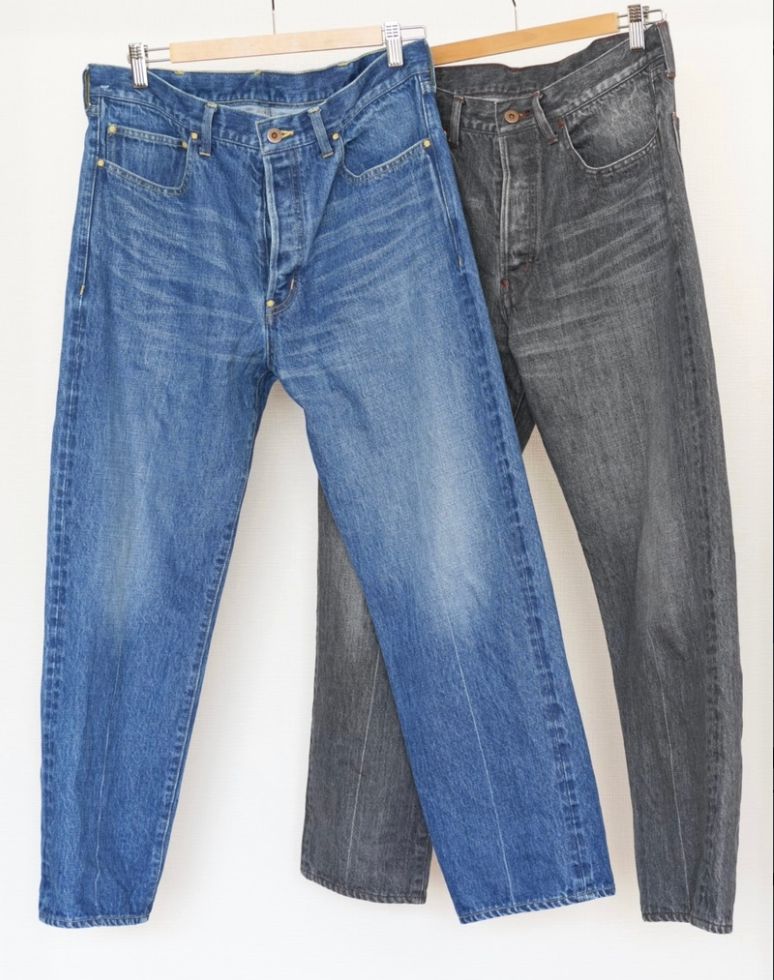 Gurank グランク 26SS デニムパンツ Distressed denim pants 'KATAMIMI' (2601U)IND★新作発売！